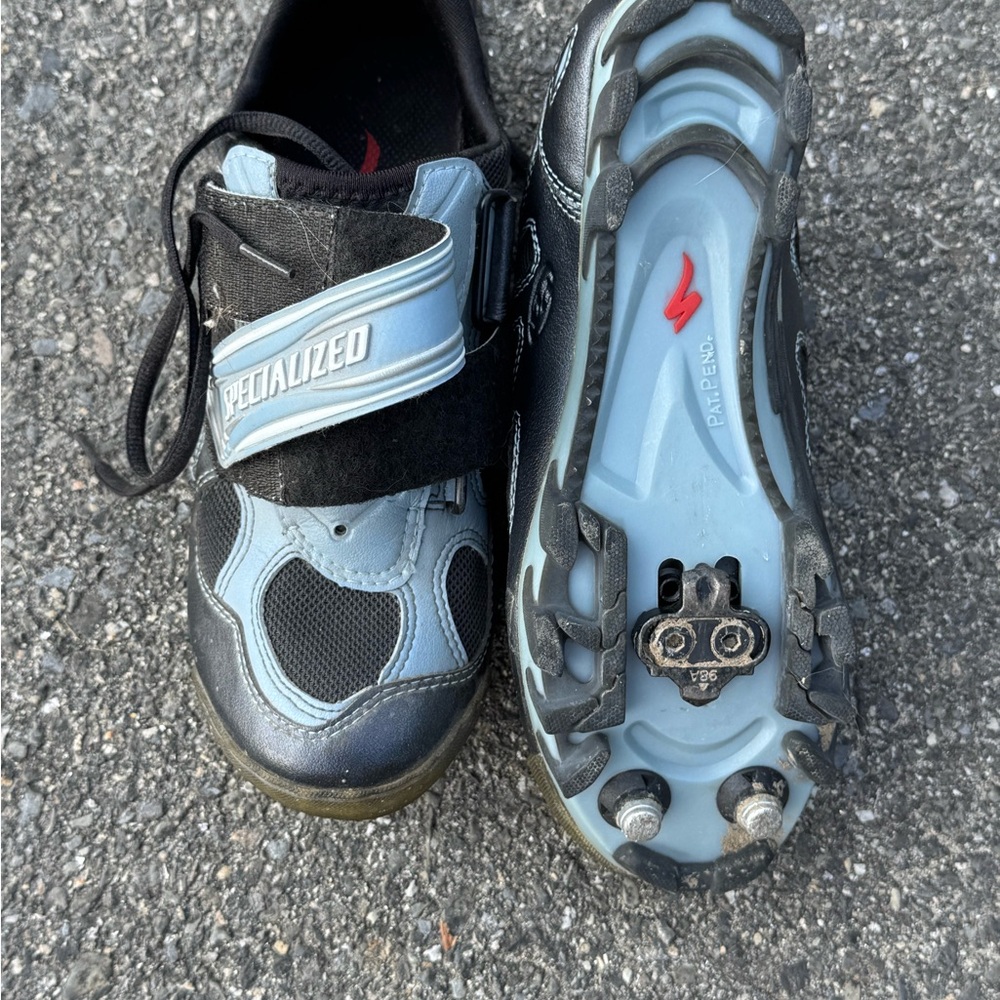 Specialized Kids Cycling Shoes - Black and Blue